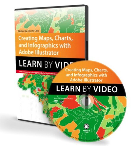 Creating Maps Charts and Infographics with Adobe Illustrator Learn by Video - Peachpit Press