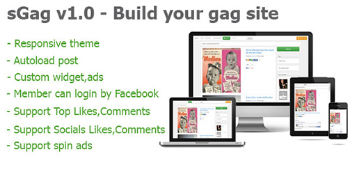 CodeCanyon - sGag - Build your gag site - RIP