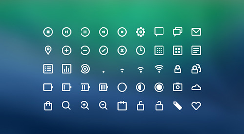 PSD Web Icons - UI Icons - November 2013