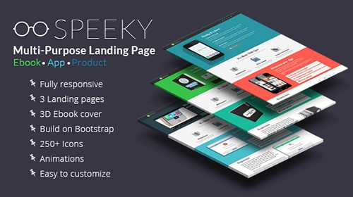 Mojo-Themes - Speeky - Ebook App and Product Landing Page - RIP