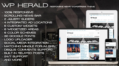 Mojo-Themes - WP Herald v1.0 - Responsive News Theme