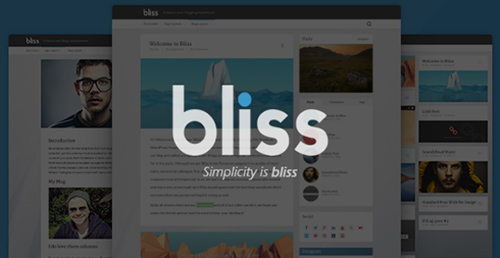 ThemeForest - Bliss v2.3 - Personal Minimalist Wordpress Blog Theme