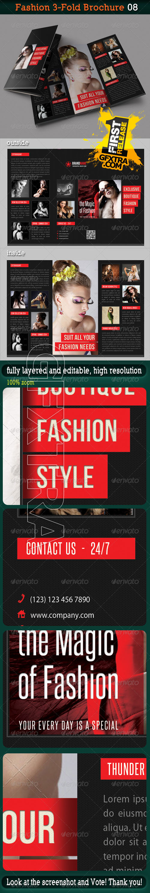 GraphicRiver - Fashion 3-Fold Brochure 08