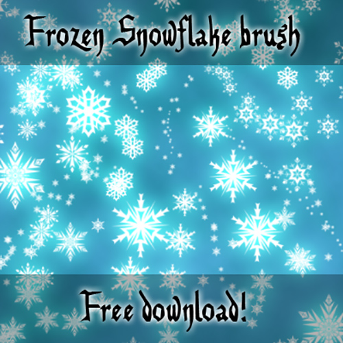 ABR Brushes - Disneys Frozen Snowflakes