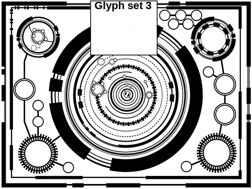 ABR Brushes - Glyph set 3
