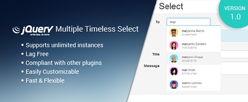 CodeCanyon - jQuery Multiple Timeless Select - RIP