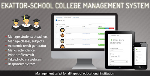 CodeCanyon - Ekattor-School College Management System v1.0