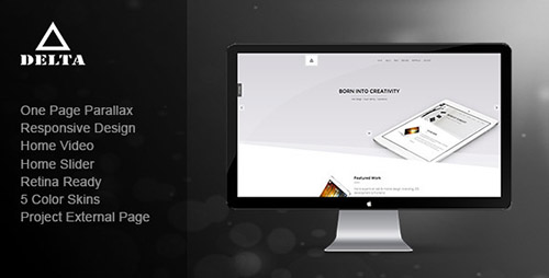 ThemeForest - Delta - Responsive One Page Parallax Template - RIP