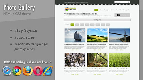 Mojo-Themes - HTML/CSS Photo Gallery Theme - RIP