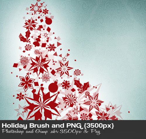 Holiday High-res Photoshop Brushes
