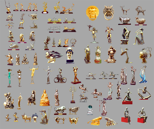 PSD Cliparts - Statues - Images