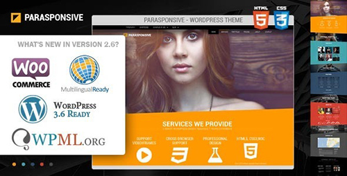 ThemeForest - Parasponsive v4.1 - WooCommerce WordPress Parallax