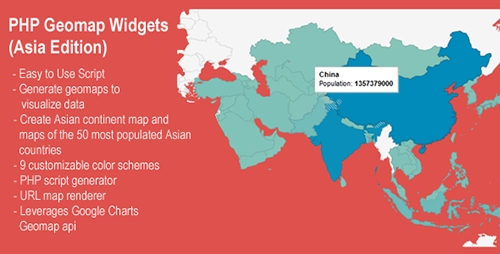 CodeCanyon - PHP Geomapping Widgets (Asia) - RIP