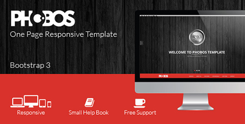 ThemeForest - Phobos - One Page Responsive Template - RIP