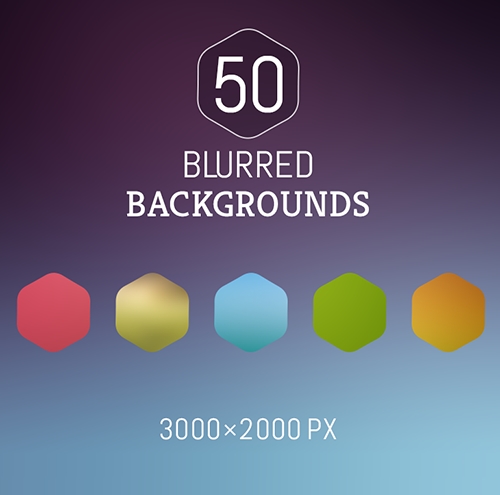 Textures - 50 Blurred Backgrounds