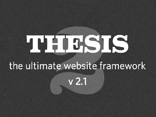 DIYthemes - Thesis v2.1.6 Theme for WordPress