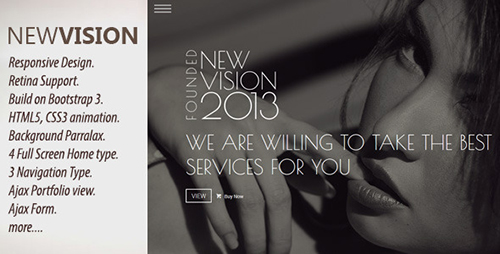 ThemeForest - NewVision - Responsive Parallax One Page Template - RIP