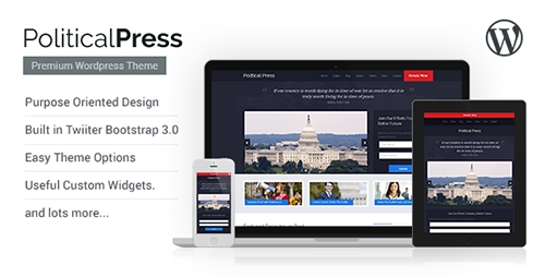 ThemeForest - Political Press v1.1 - Responsive WordPress Theme