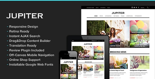 ThemeForest - Jupiter v1.9 - Responsive Magazine Theme