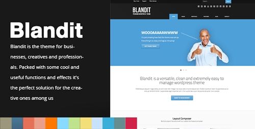 ThemeForest - Blandit v1.0 - WordPress Business Portfolio Theme