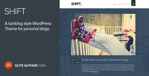ThemeForest - Shift v1.8.3 - A Tumblog Style WordPress Blogging Theme