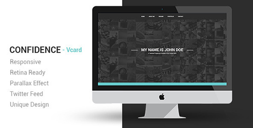 ThemeForest - Confidence Responsive VCard Template - RIP