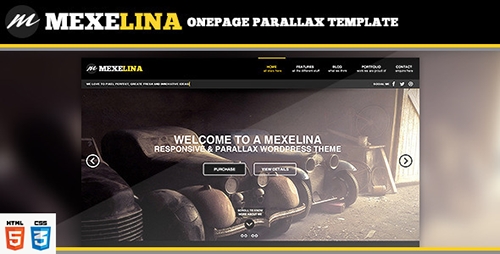 ThemeForest - Mexelina - Onepage Creative Portfolio Template - RIP