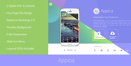 ThemeForest - Appica - Responsive App Landing Pages - RIP