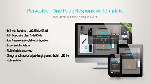 Mojo-Themes - Pervasive - One Page Responsive HTML Template - RIP