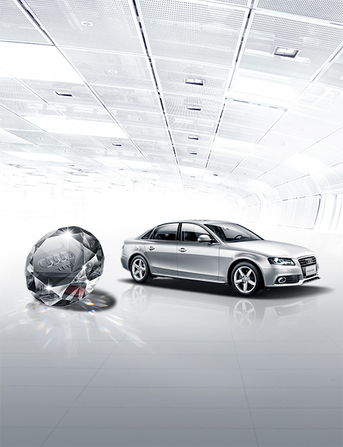 PSD Source - Diamond Audi Poster