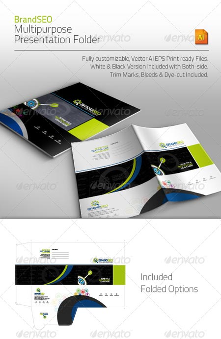 GraphicRiver BrandSEO Multipurpose Presentation Folder 4413948