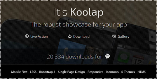 ThemeForest - Koolap - The All-in-One App Landing Page - RIP