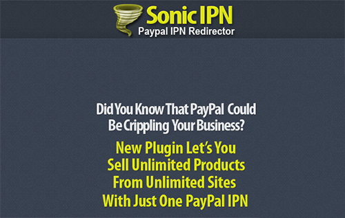 Sonic IPN v1.2 - Paypal IPN Redirector WordPress Plugin