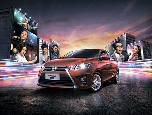 PSD Source - Toyota Auto Poster