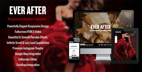 ThemeForest - Ever After - Responsive Parallax One-Page Template - RIP