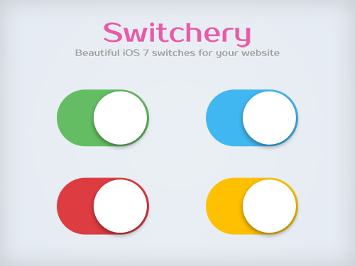 PSD Web Design - Switchery  Beautiful iOS 7 Switches