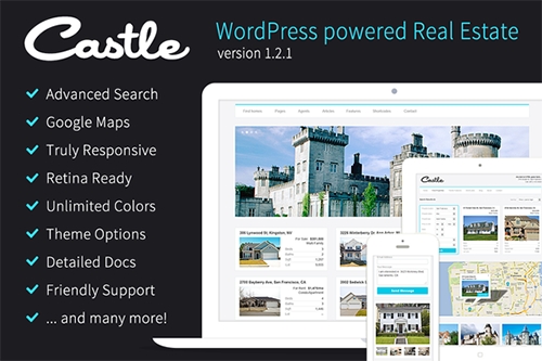 CreativeMarket - Castle v1.1.2 - Real Estate WordPress Theme