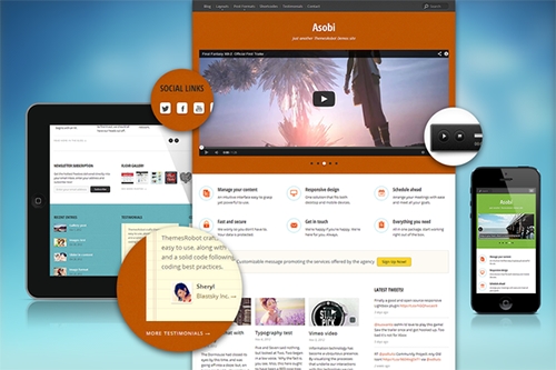 CreativeMarket - Asobi v1.0.4 - WordPress Theme