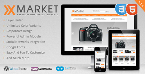 ThemeForest - XMarket v1.6 - Responsive WordPress E-Commerce Theme