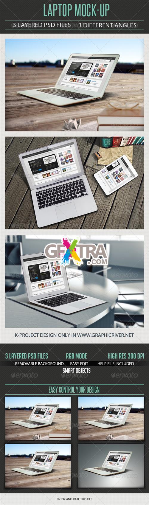 GraphicRiver - Laptop Mock Up