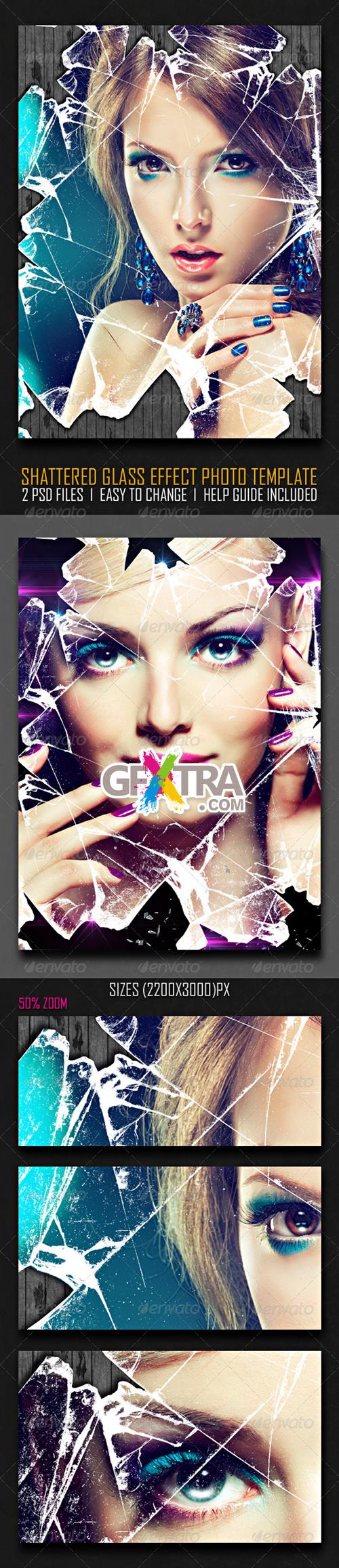 GraphicRiver - Shattered Glass Effect Photo Template
