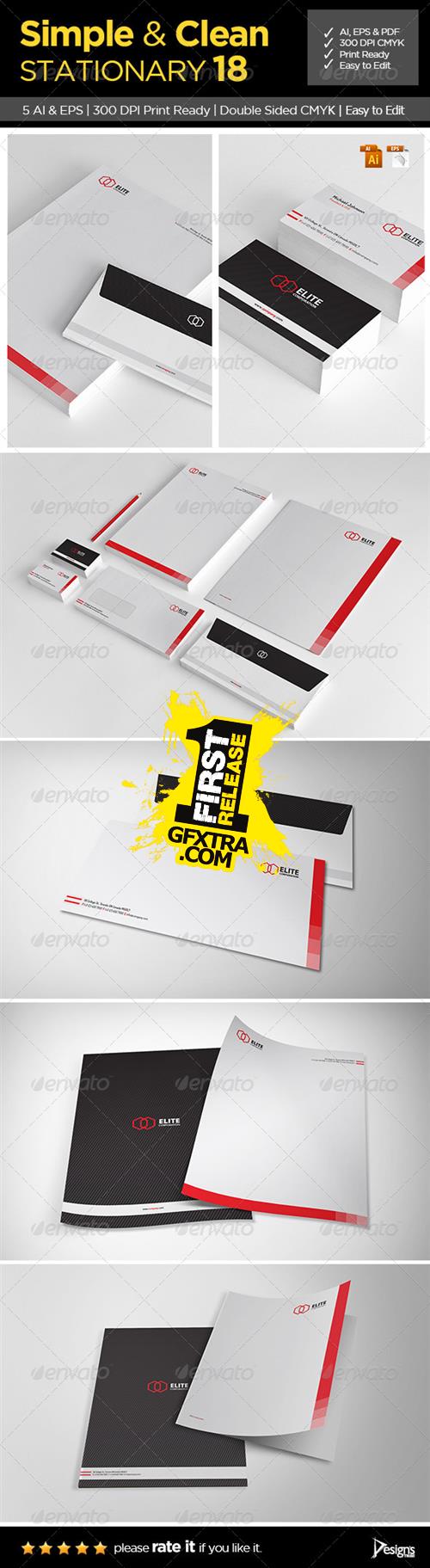 GraphicRiver - Simple and Clean Stationary 18