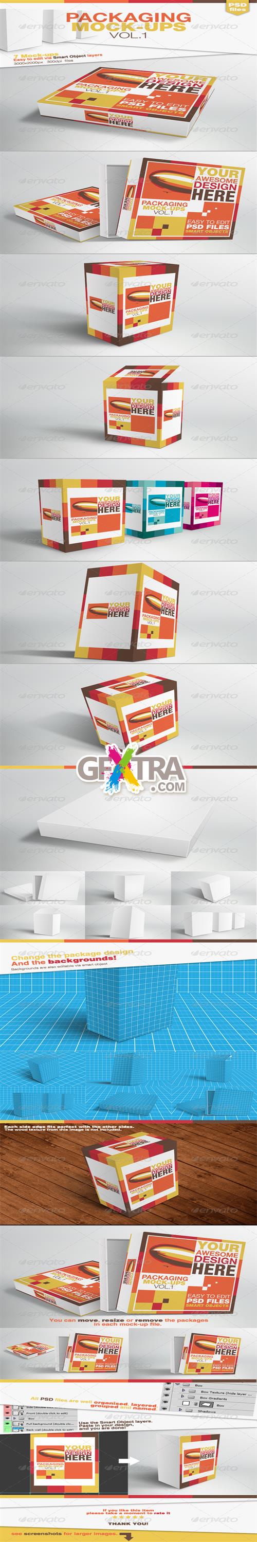 GraphicRiver Packaging Mock-ups Vol.1 6211909