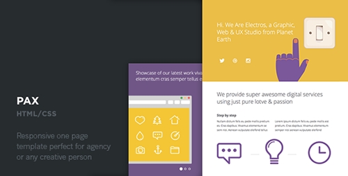 ThemeForest - Pax - One Page Responsive Template - RIP