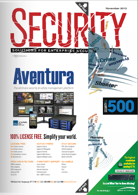 Security Magazine - November 2013