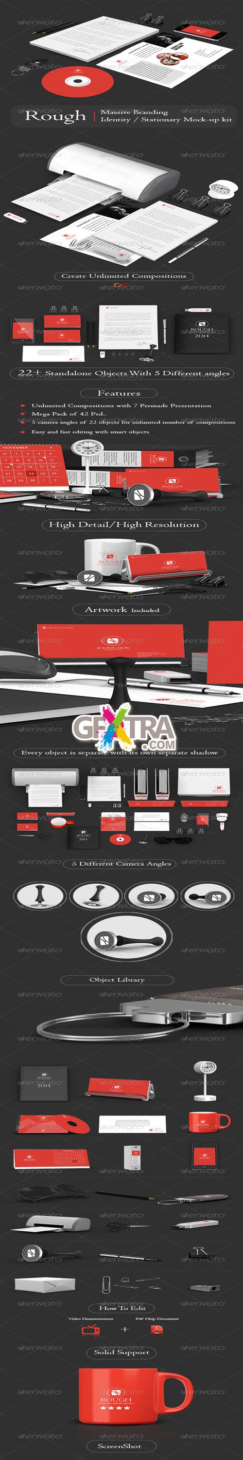 GraphicRiver - Rough Massive Branding/Stationary Mockup Kit