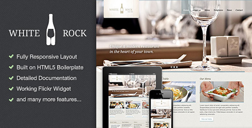 ThemeForest - White Rock - Restaurant & Winery Site Template - RIP