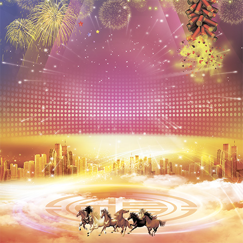 PSD Source - Horses in the New Year 2014