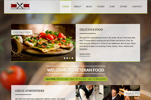 CreativeMarket - Veteranfood v1.0.2 - Theme For WordPress