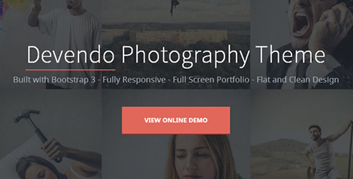 ThemeForest - Devendo Photography HTML Theme - RIP